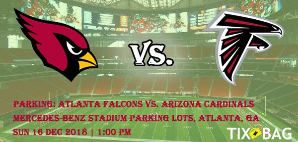 Buy PARKING: Atlanta Falcons vs. Arizona Cardinals Tickets on Tixbag, Sun 16 12 2018, Atlanta,GA, Atlanta, Georgia, United States