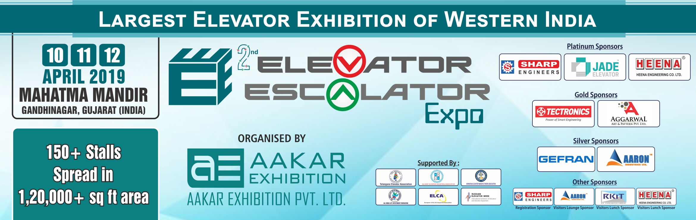 2nd Elevator Escalator Expo 2019, Gandhinagar, Gujarat, India
