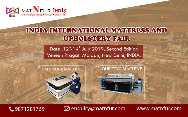 IIMUF INDIA INTERNATIONAL MATTRESS UPHOLSTERY FAIR, New Delhi, Delhi, India