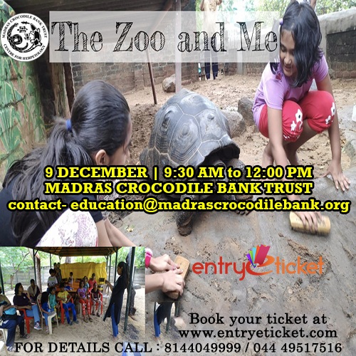 The zoo and me | Entryeticket, Chennai, Tamil Nadu, India