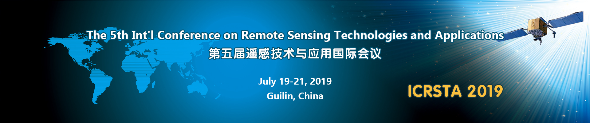 The 5th Int'l Conference on Remote Sensing Technologies and Applications (ICRSTA 2019), Guilin, Guangxi, China