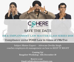 Full Day Workshop on Compliance under POSH Law, Bangalore, Karnataka, India