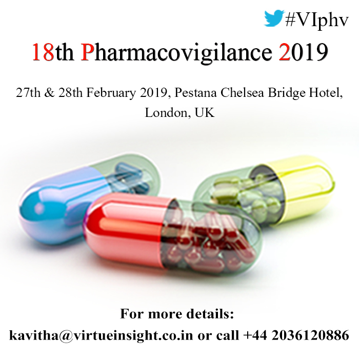 18th Pharmacovigilance 2019, London, United Kingdom