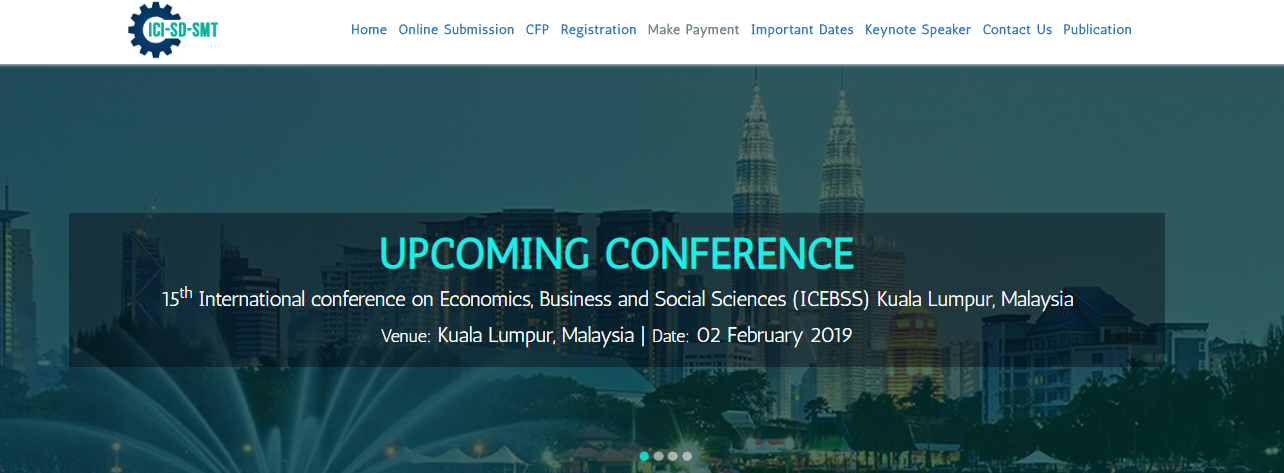 15th International conference on Economics, Business and Social Sciences (ICEBSS), Kuala Lumpur, Malaysia