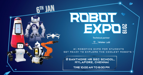 Robot Expo 2019, Chennai, Tamil Nadu, India