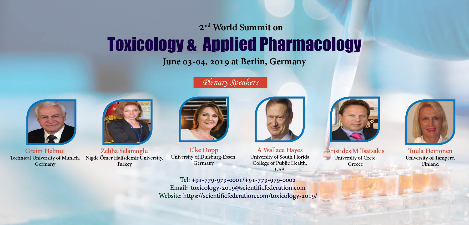 2nd World Congress on Toxicology & Applied Pharmacology, Brlin, Berlin, Germany
