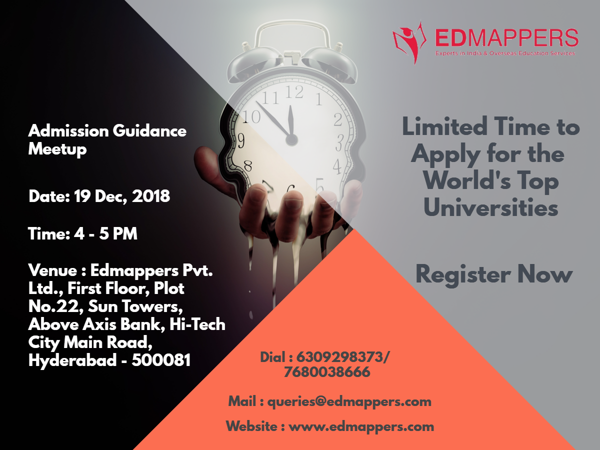 Admission Guidance Meetup | Edmappers, Hyderabad, Telangana, India