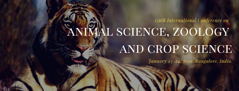 156th International Conference on Animal Science, Zoology and Crop Science, Bangalore, Karnataka, India