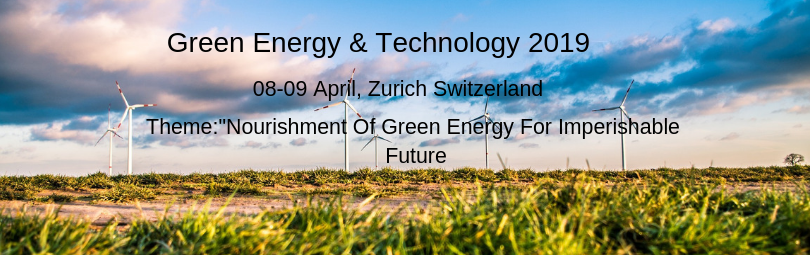 7th International Conference on Green Energy & Technology, Zurich, Zürich, Switzerland