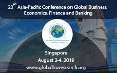 23rd Asia-Pacific Conference on Global Business, Economics, Finance and Banking, Singapore