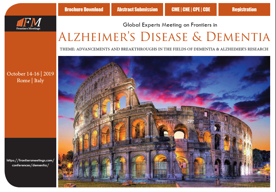 Global Experts Meeting on Frontiers in Alzheimer’s Disease & Dementia, Rome, Italy
