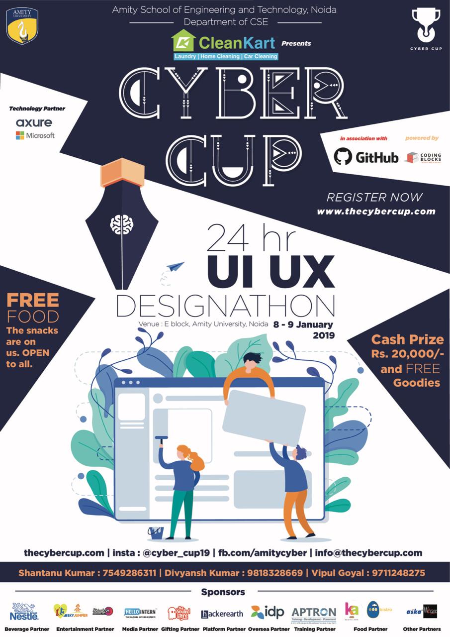 Cyber Cup Designathon, NOIDA, Uttar Pradesh, India