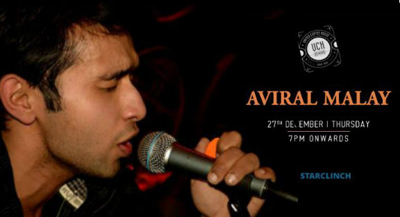 Aviral Malay- Performing Live at UCH REWIND, CYBER HUB, GURUGRAM, Gurgaon, Haryana, India