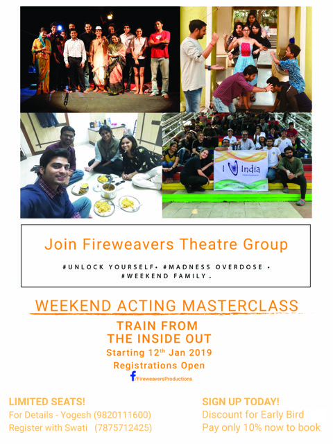 Weekend Acting MasterClass, Pune, Maharashtra, India