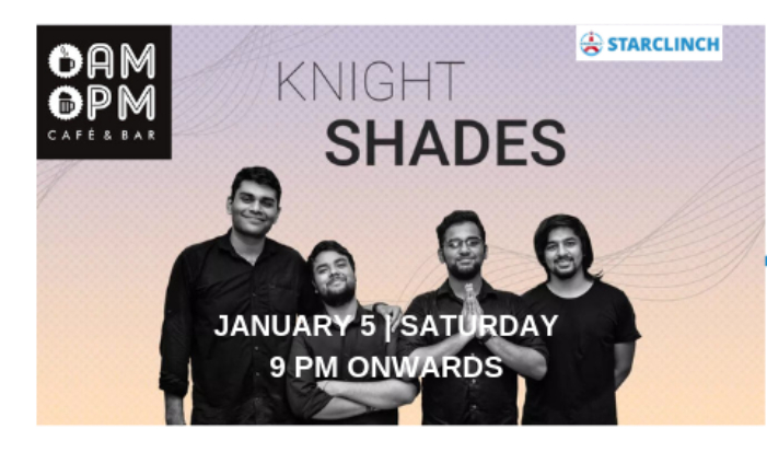 Knight Shades - Performing LIVE at 'AMPM Cafe & Bar' Galleria, Gurgaon, Haryana, India