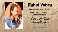 Rahul Bohra (Swar A Soul Of Music) - Performing LIVE at Cafe Public Connection