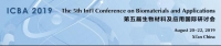 The 5th Int'l Conference on Biomaterials and Applications (ICBA 2019)