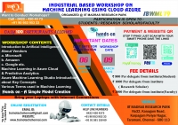 Industrial Based Workshop On Machine Learning Using Cloud  Azure
