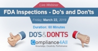 FDA Inspections - Do's and Don'ts 2019