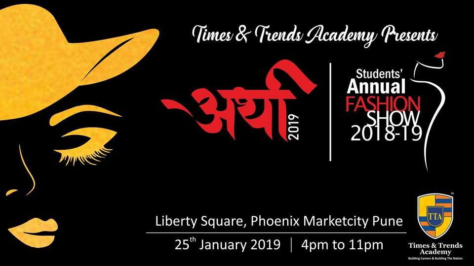 Artha 2019 Fashion show, Pune, Maharashtra, India