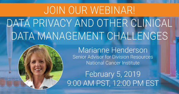 WEBINAR ON DATA PRIVACY AND OTHER CLINICAL DATA MANAGEMENT CHALLENGES, Wilmington, Delaware, United States