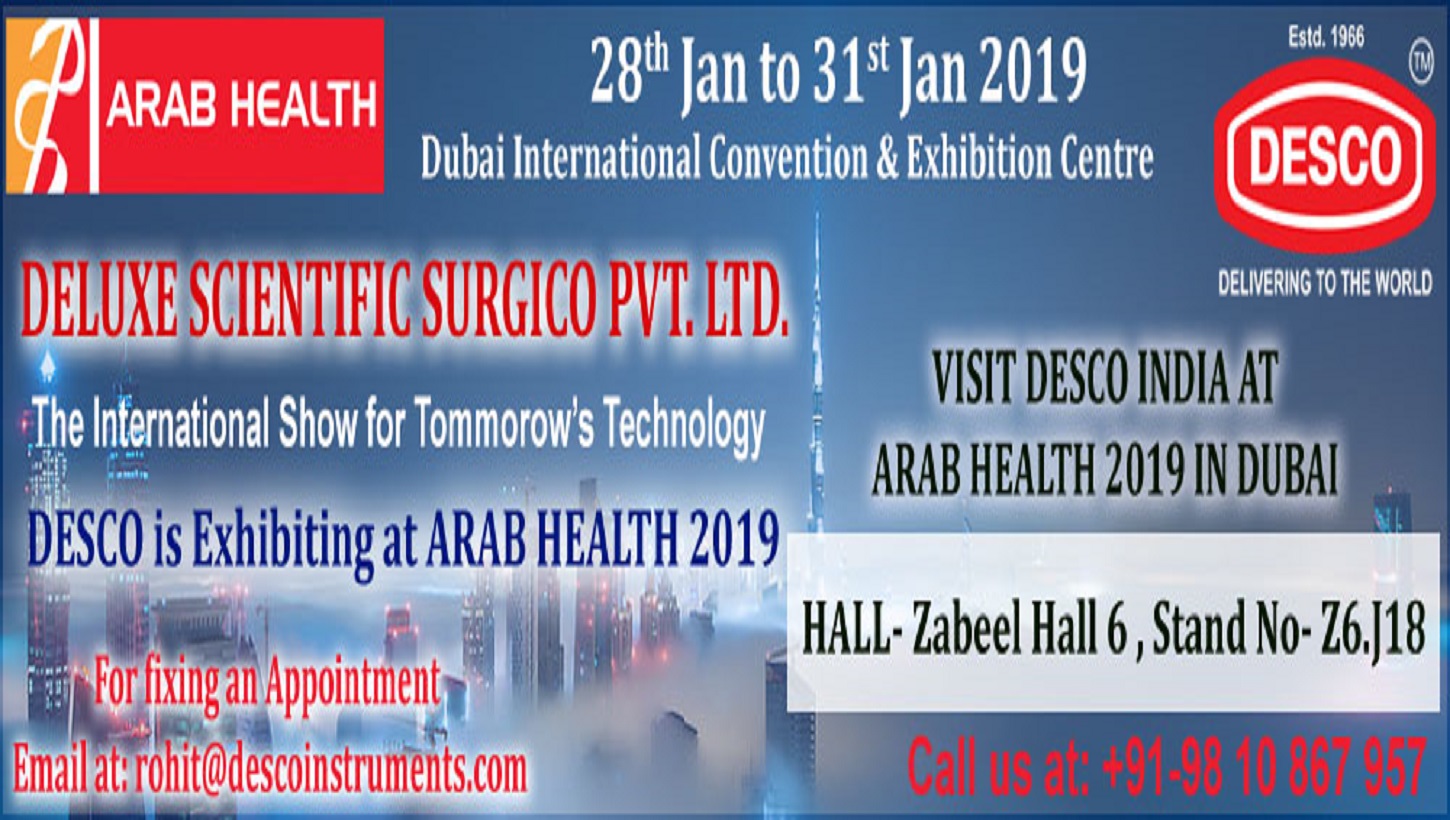 Arab Health 2019, Dubai world trade centre, Dubai, United Arab Emirates