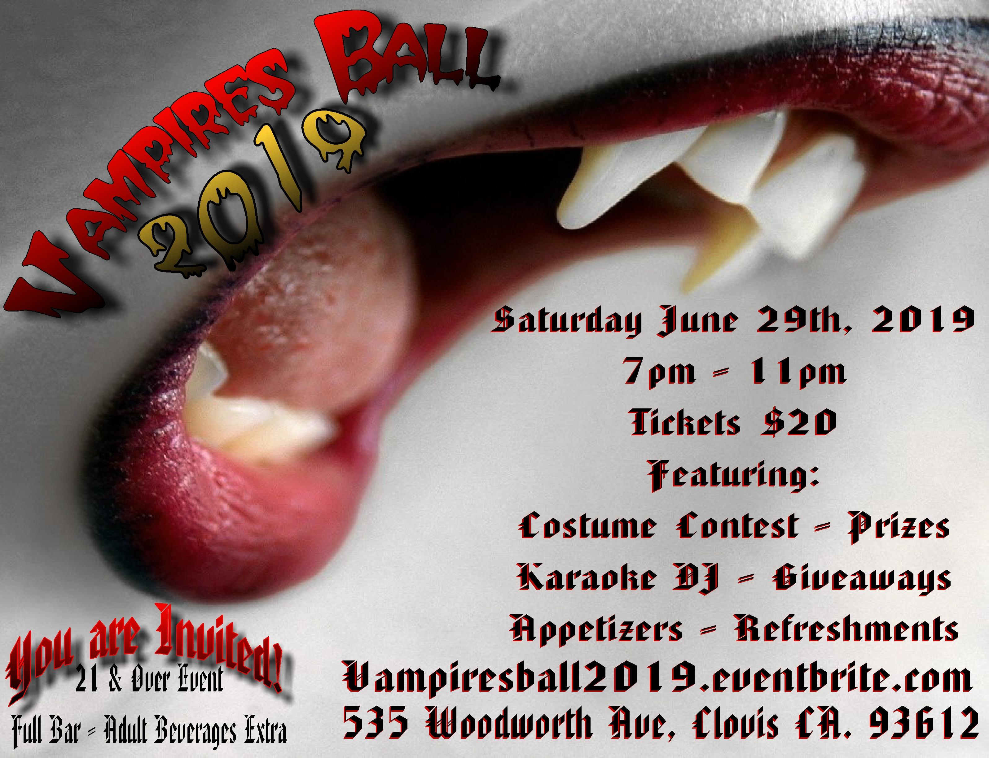Vampires Ball 2019, Fresno, California, United States