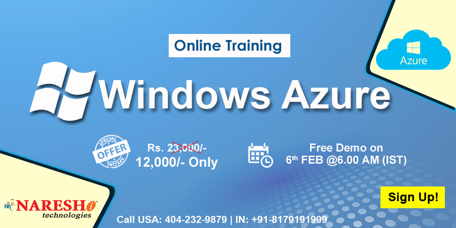Microsoft Azure Online Training | Windows Azure Online Course - Naresh IT, Atkinson, Georgia, United States