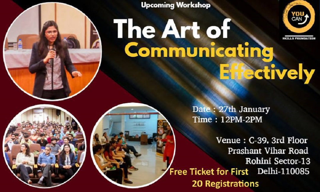 THE ART OF COMMUNICATING EFFECTIVELY, New Delhi, Delhi, India