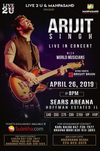 Arijit Singh Live in Concert 2019 Chicago