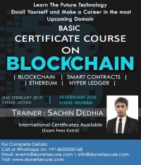 Certificate course on Blockchain