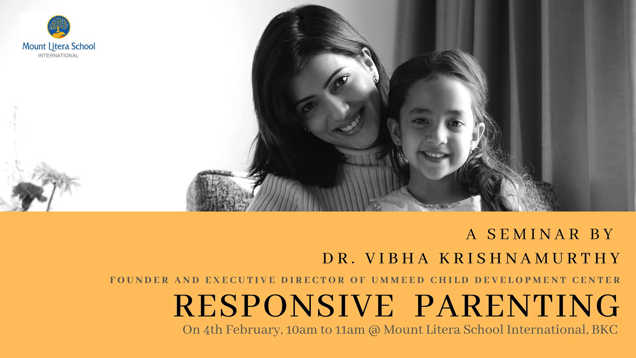 Responsive Parenting ft. Dr. Vibha Krishnamurthy, Mumbai, Maharashtra, India
