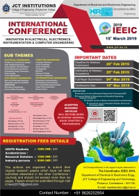 International Conference on Innovation in Electrical, Electronics, Instrumentation and Computer Engineering