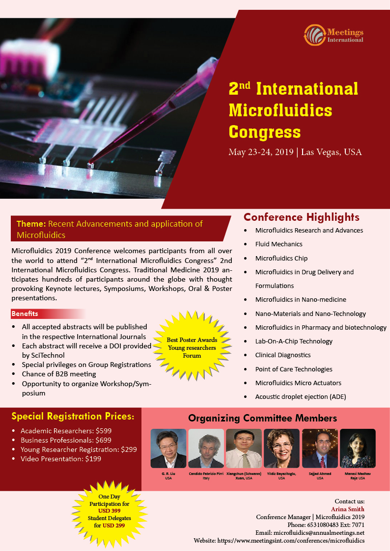 microfluidic conference, Las Vegas, Nevada, United States