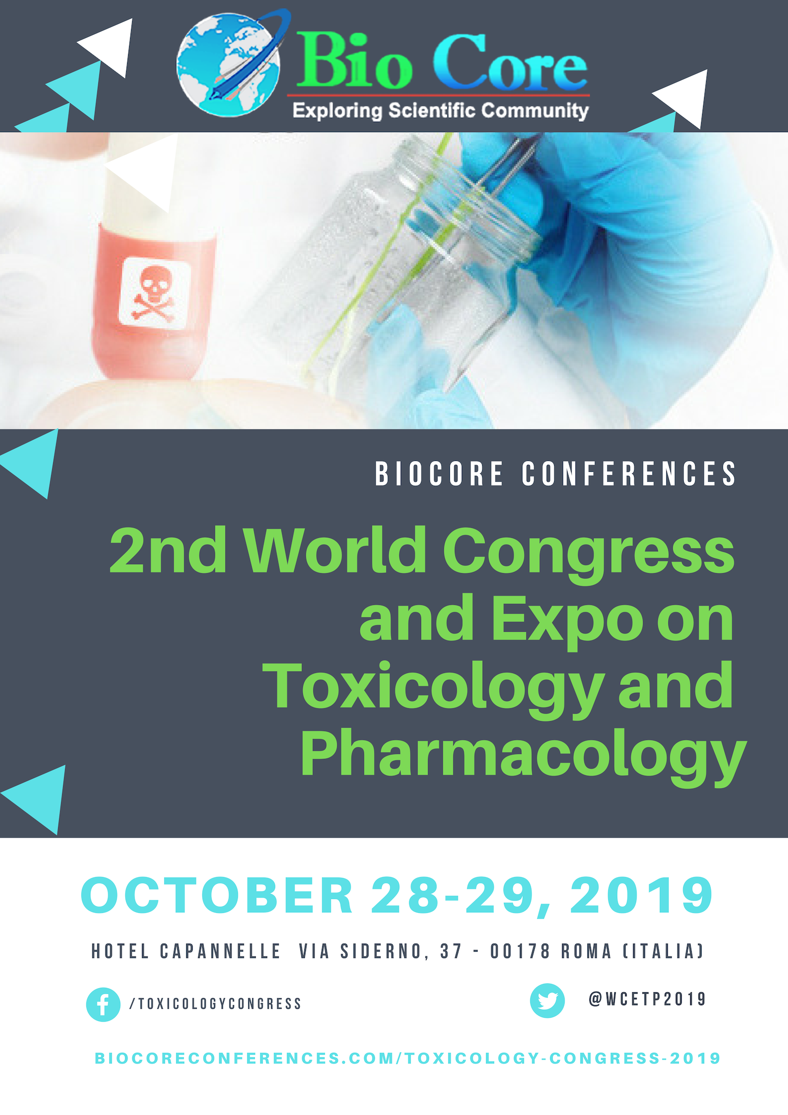2nd World Congress and Expo on Toxicology and Pharmacology, Roma, Lazio, Italy