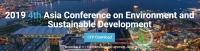 2019 4th Asia Conference on Environment and Sustainable Development (ACESD 2019)