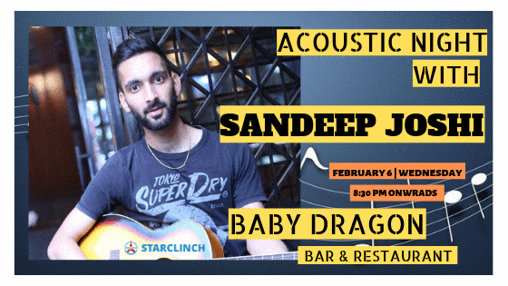 Sandeep Joshi - Performing LIVE at Baby Dragon Bar & Restaurant, Noida, Gautam Buddh Nagar, Uttar Pradesh, India