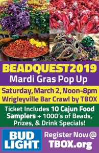Beadquest Mardi Gras Bar & Food Crawl