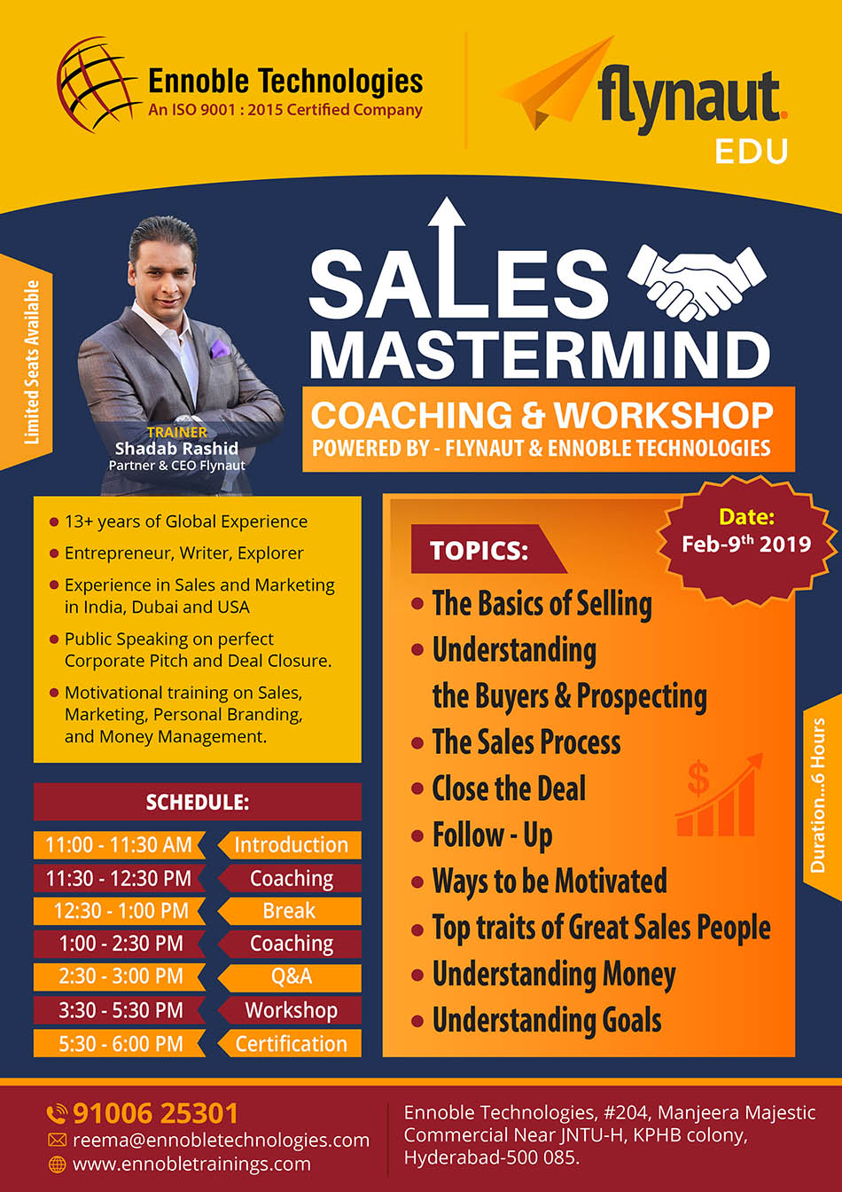 Sales Mastermind, Hyderabad, Telangana, India