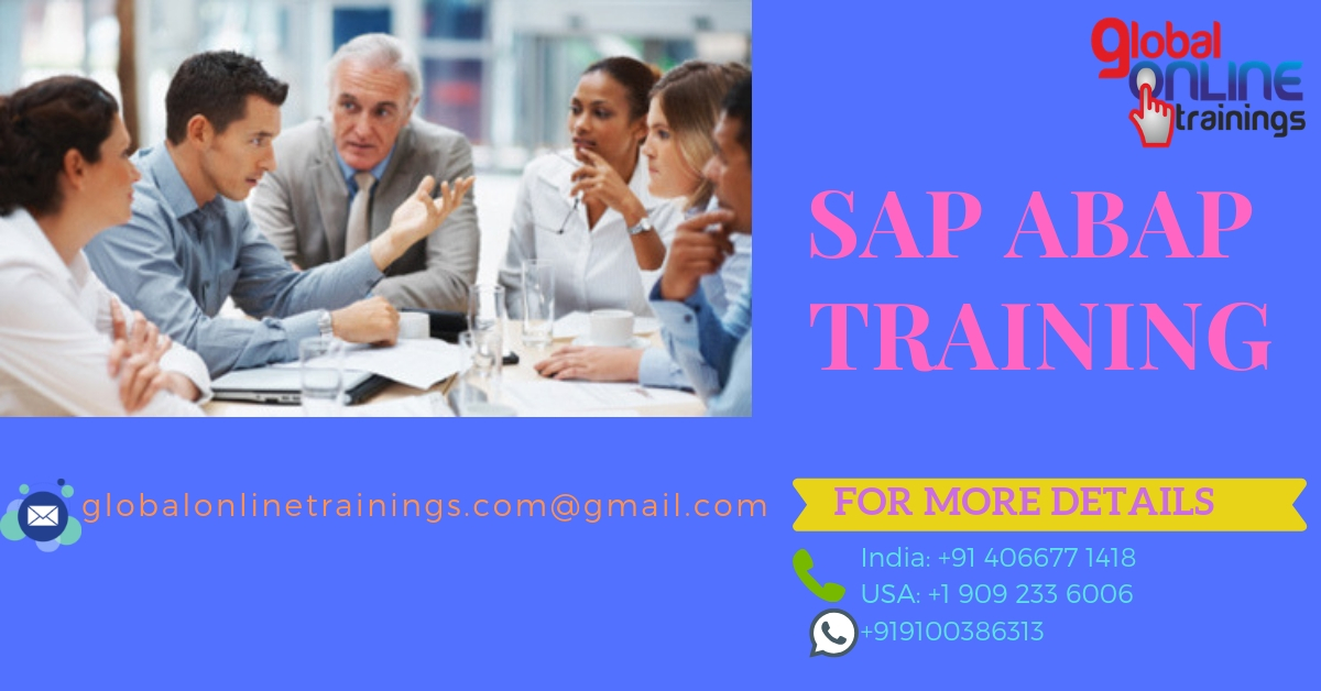 SAP ABAP training | SAP ABAP online training - Globalonlinetrainings, Hyderabad, Telangana, India