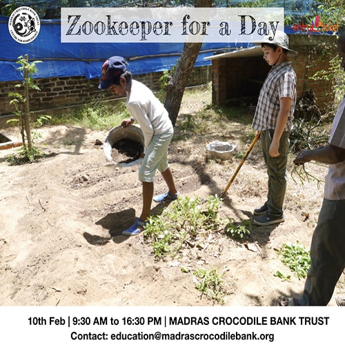 Zookeeper for a Day 2019 - Entryeticket, Chennai, Tamil Nadu, India