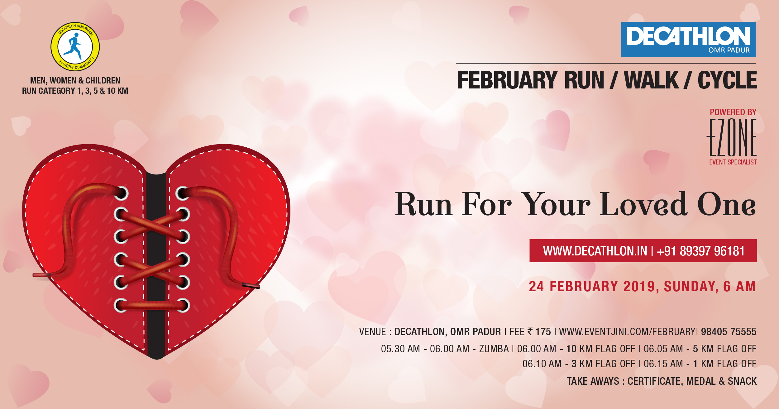Decathlon Run Series - Run For Your Loved One, Chennai, Tamil Nadu, India