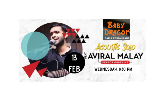 Aviral Malay- Performing Live at Baby Dragon Bar Restaurant, Noida, Gautam Buddh Nagar, Uttar Pradesh, India