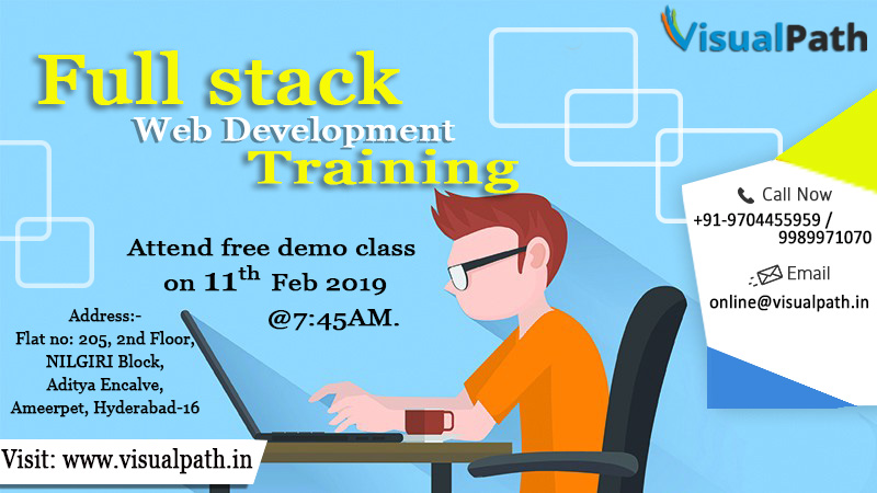 Full Stack Training in Ameerpet, Hyderabad - Free Demo | Visualpath, Hyderabad, Andhra Pradesh, India