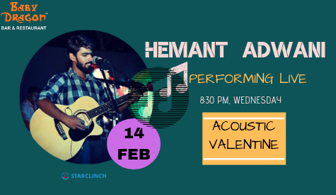 Hemant Adwani - Performing LIVE at Baby Dragon Bar & Restaurant, Noida, Gautam Buddh Nagar, Uttar Pradesh, India