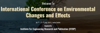 International Conference on Environmental Changes and Effects