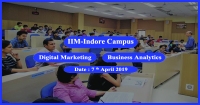 Digital Marketing and Business Analytics Workshop in IIM Indore Campus