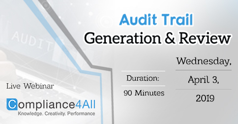 Audit Trail Generation and Review 2019, Fremont, California, United States