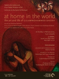 Kiran Nadar Museum of Art invites you to the book launch At Home In The World The Art and Life of Gulammohammed Sheikh