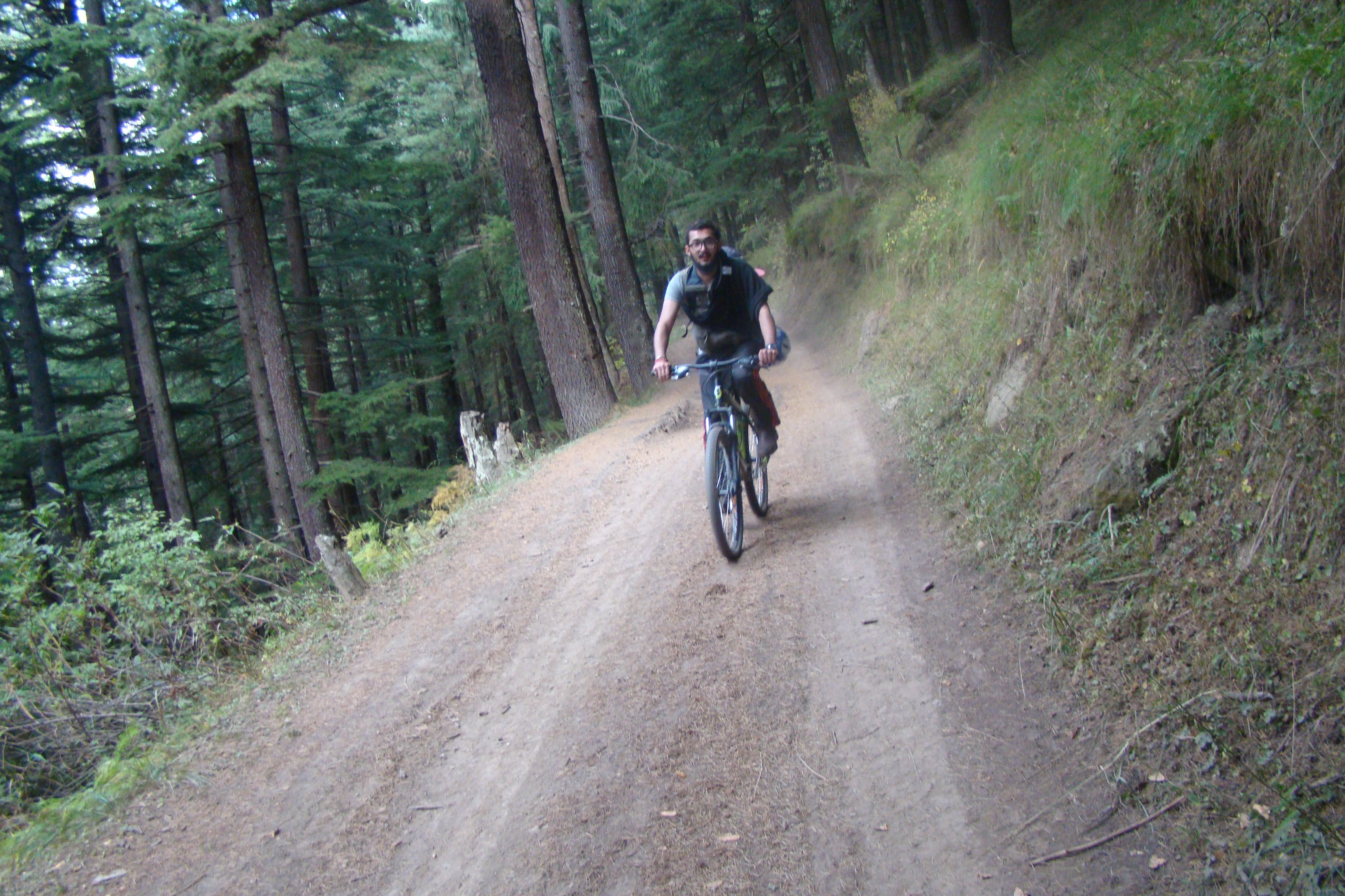 Bijali Mahadev Cycling, Kullu, Himachal Pradesh, India